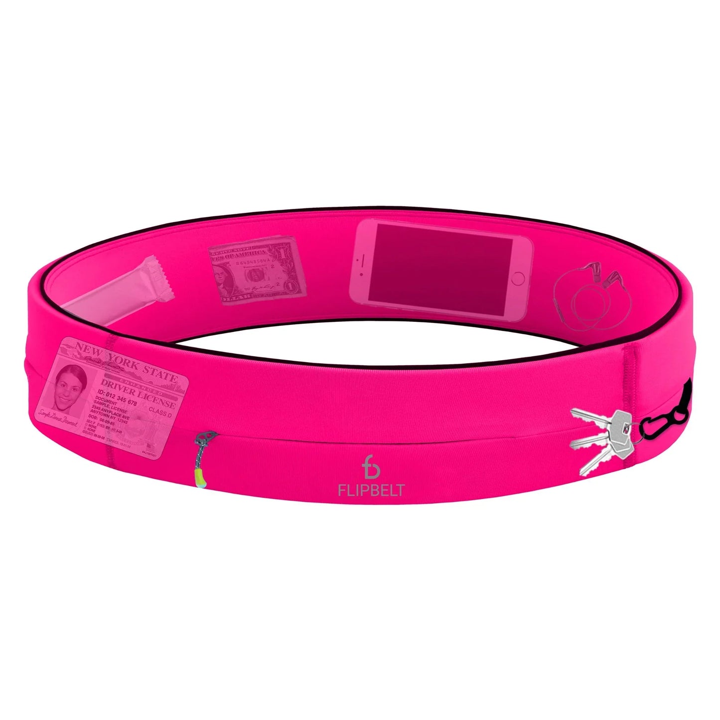 RunCarry Zipper Running Belt